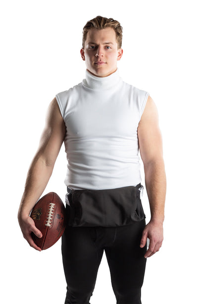 PolarWikMax™ Sleeveless Shirt Turtle Neck Ribbed Collar by WSI Sportswear, alternate view 2