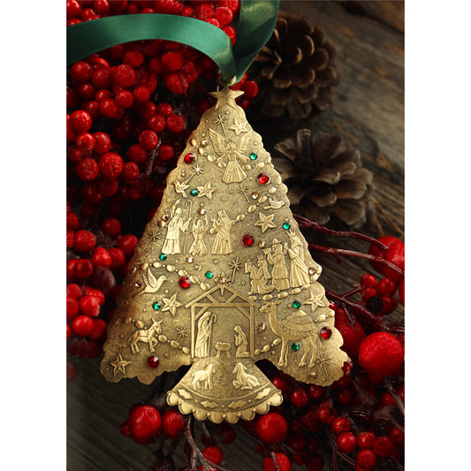 O Holy Night Christmas Tree (Bronze) by Wendell August Forge