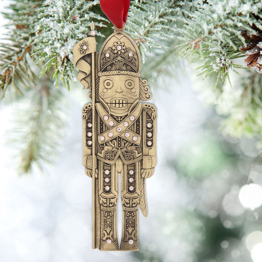 The Nutcracker Knight Ornament (Bronze) by Wendell August Forge