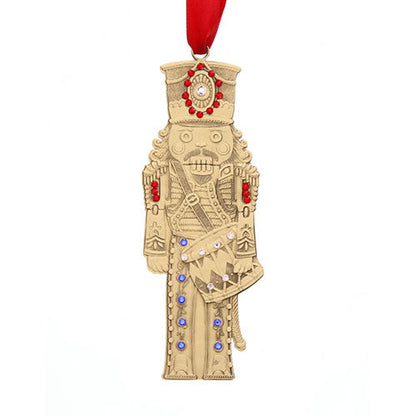 The Nutcracker Prince Drummer Ornament (Bronze)