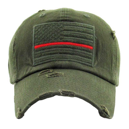 American USA Flag Vintage Baseball Cap — Madeline Love