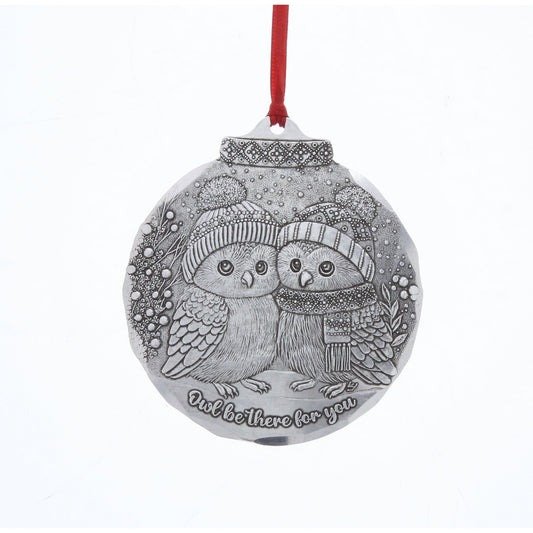 Owl Be There for You Ornament by Wendell August Forge