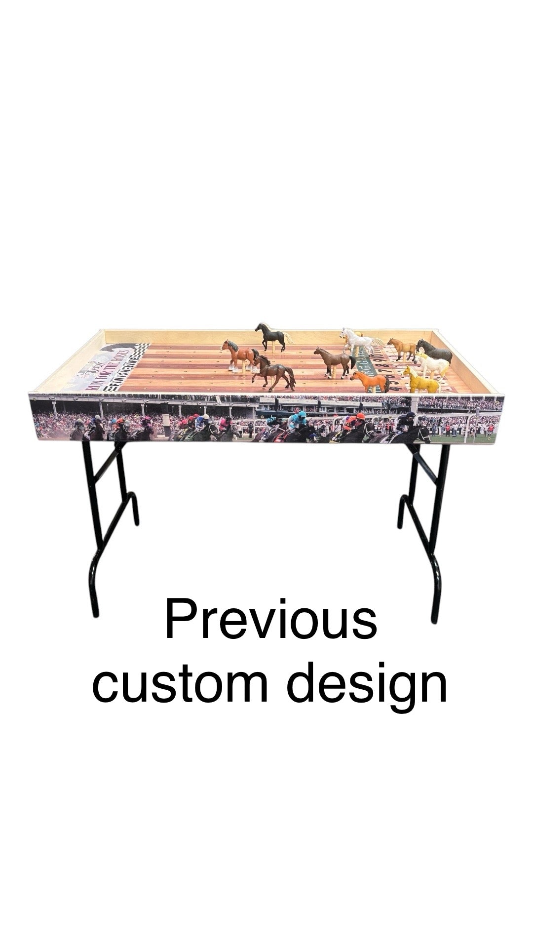 Less than Perfect - Turf Theme Jumbo Horse Game with Printed Rails