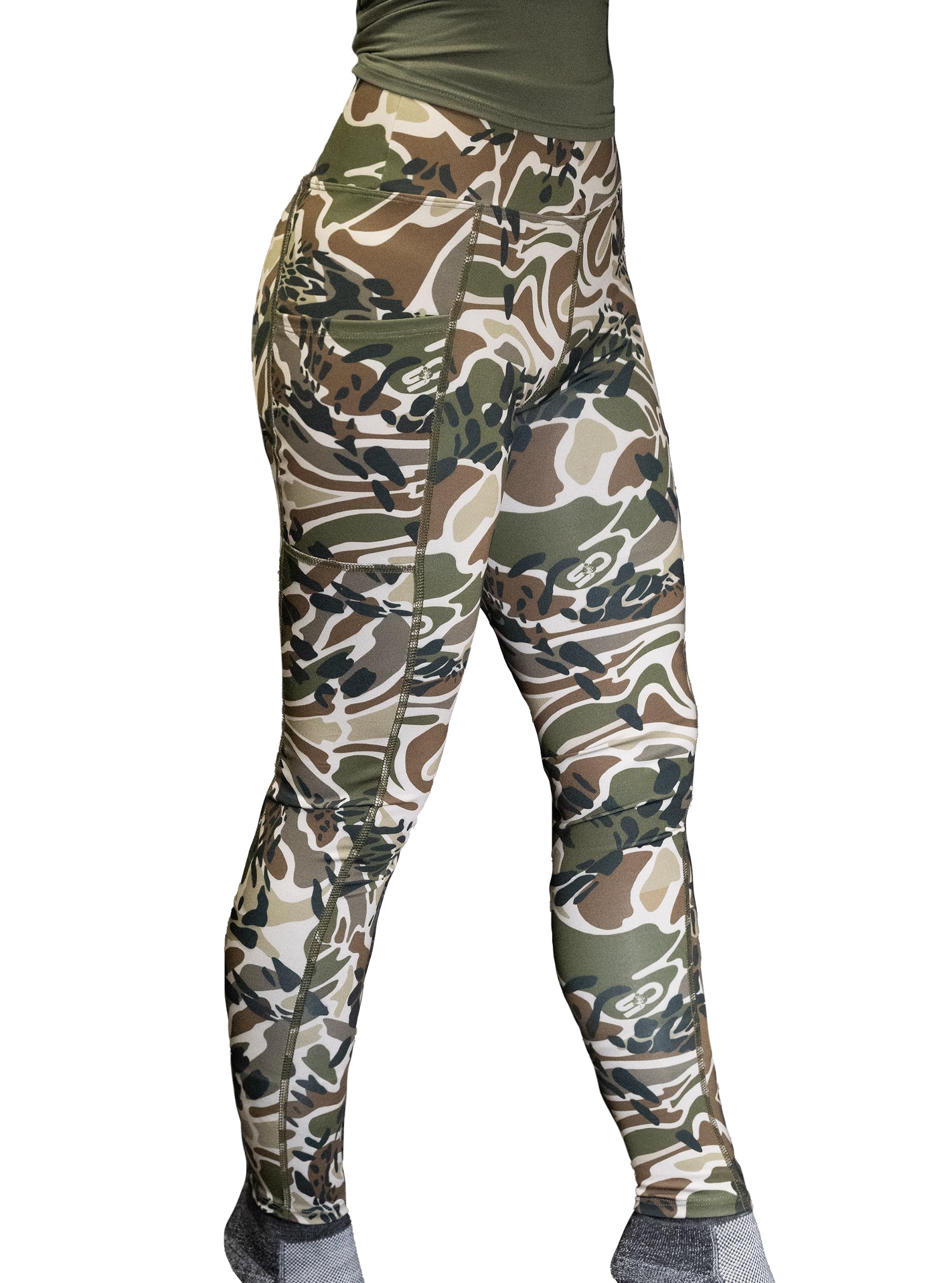 Wide Waistband Prym1 Woods Pocketed Legging by WSI Sportswear