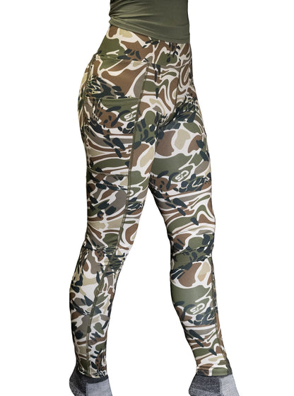 Wide Waistband Prym1 Woods Pocketed Legging by WSI Sportswear