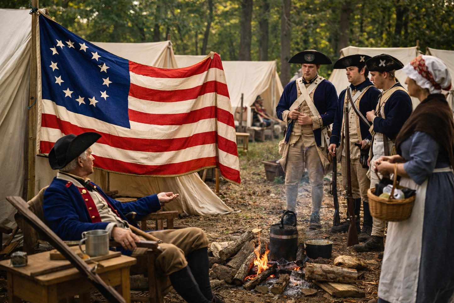 Betsy Ross Fire Hose Flag – Handmade Reclaimed | Shop250