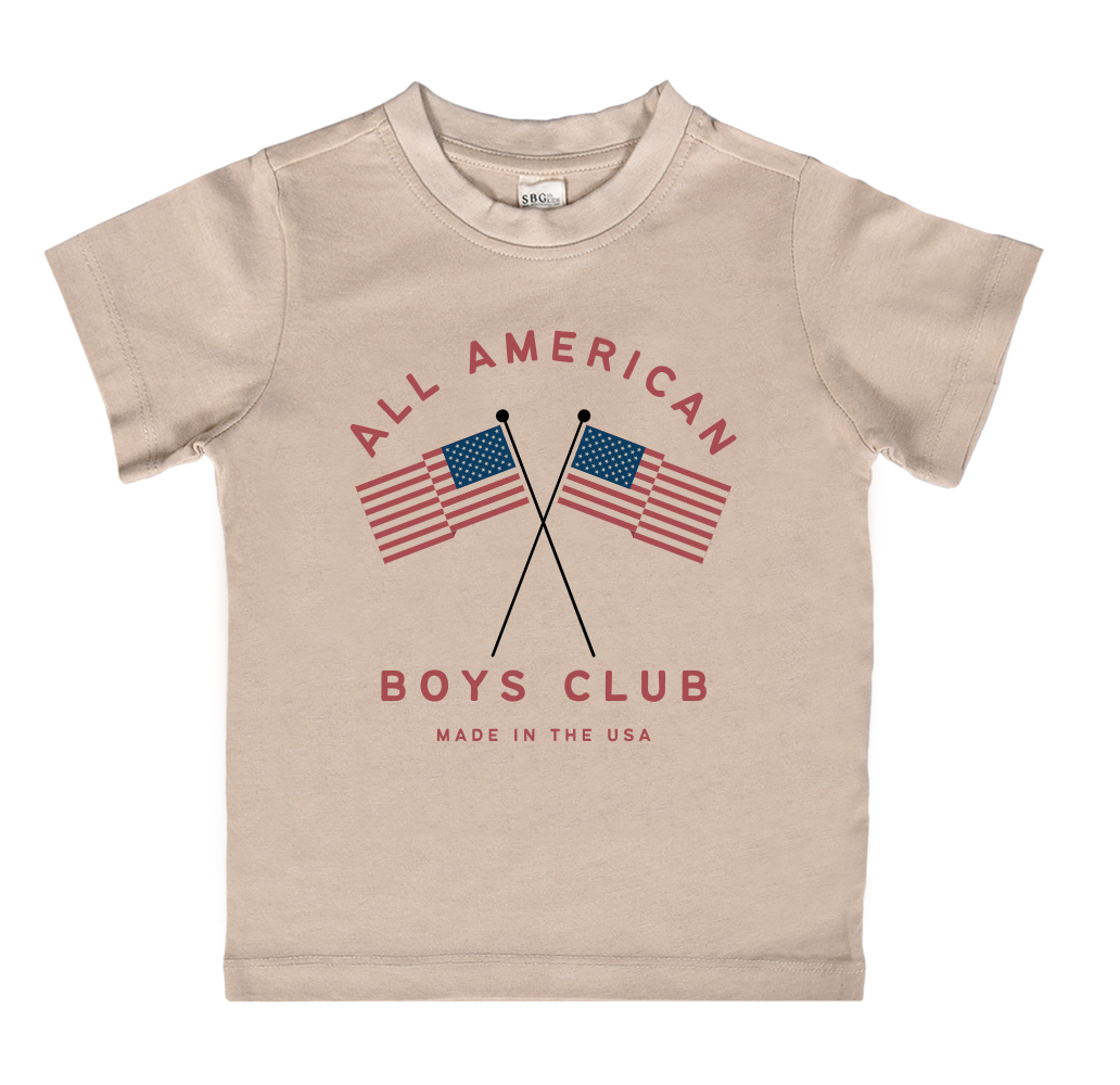 All American Boys Club T-Shirt - Patriotic Youth Apparel