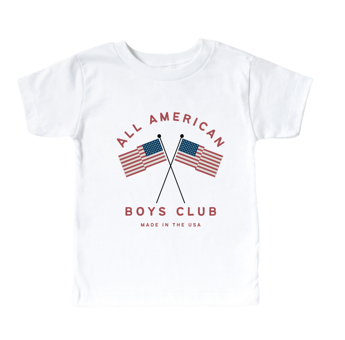 All American Boys Club T-Shirt - Patriotic Youth Apparel