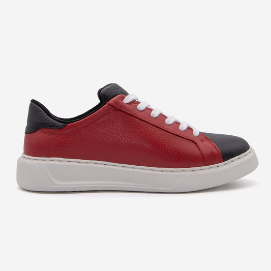 BLKSWN Heritage Gameday Sneakers – Red Black – Made in USA