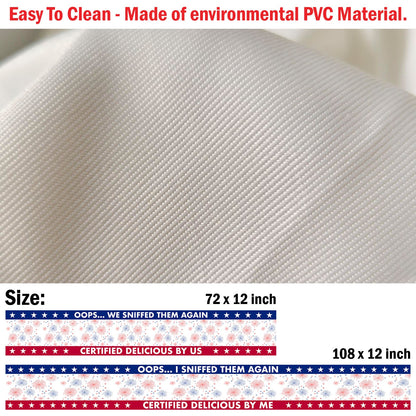 Personalized Oops We Sniffed Them Again Table Runner | Custom Dog Photo | Patriotic 4th Of July Table Runner For Kitchen 682365