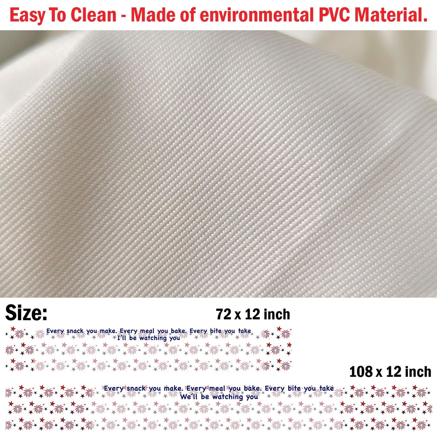 Personalized Every Snack You Make Table Runner | Custom Dog Photo | Patriotic 4th Of July Table Runner For Kitchen 682342