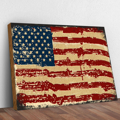 American Flag Canvas Wall Art