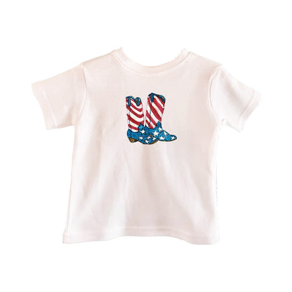 Patriotic Boots Toddler Tee
