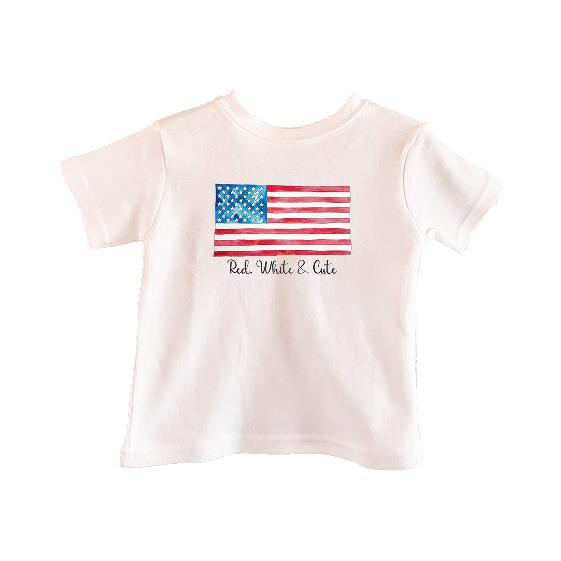 Red, White & Cute Toddler Tee