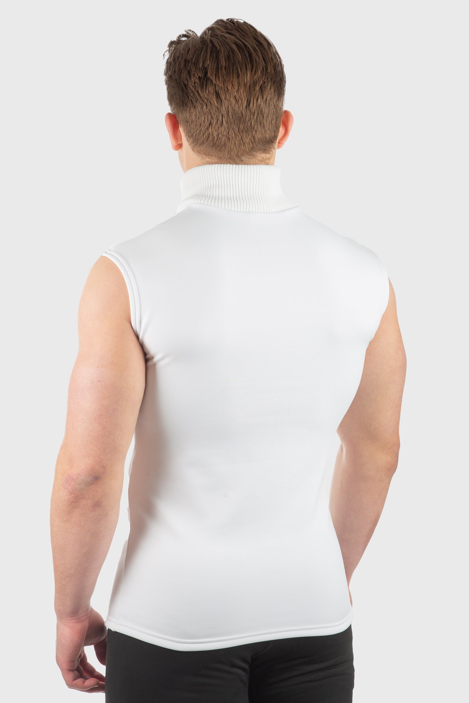 PolarWikMax™ Sleeveless Shirt Turtle Neck Ribbed Collar by WSI Sportswear, alternate view 3