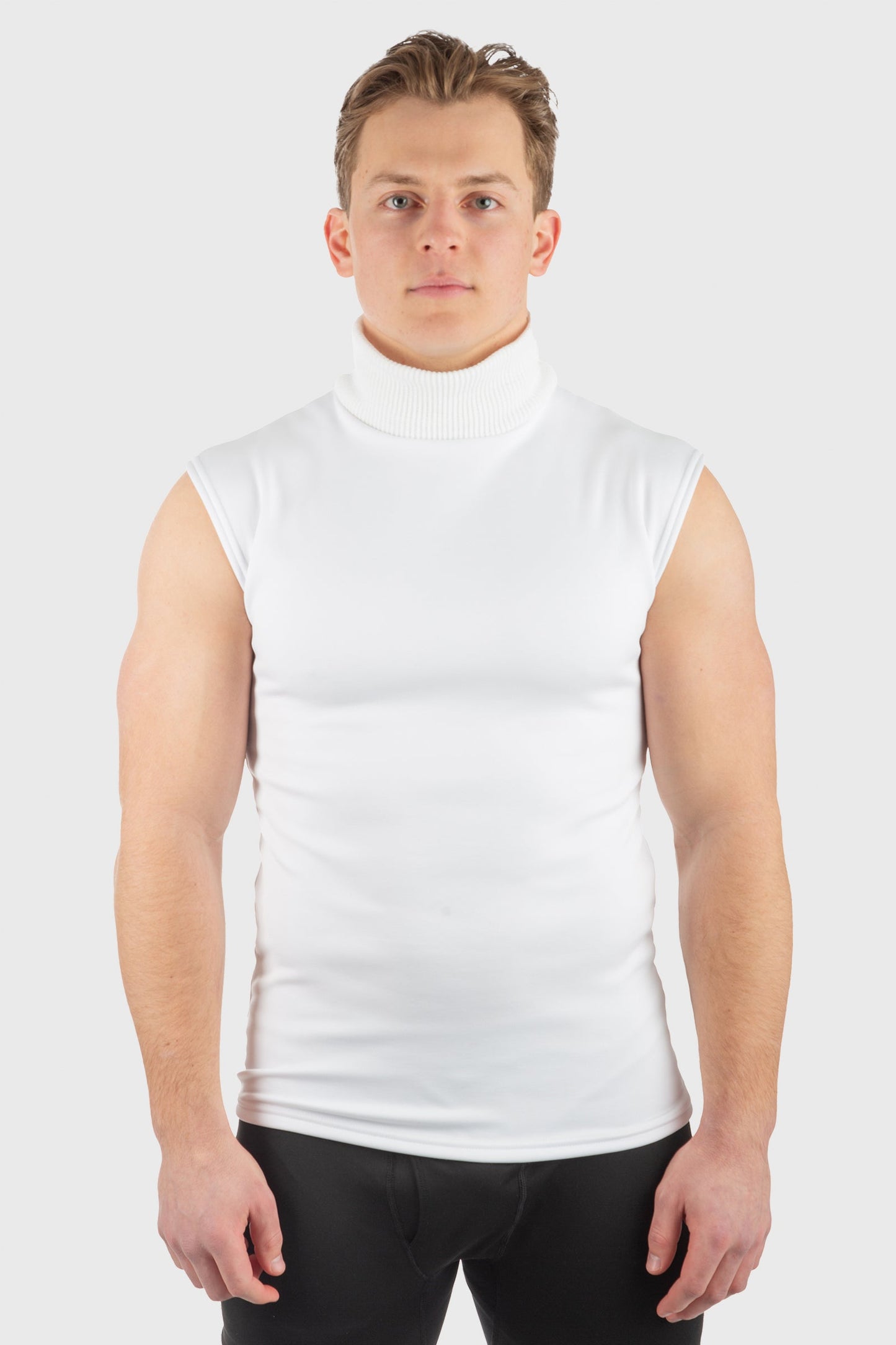 PolarWikMax™ Sleeveless Shirt Turtle Neck Ribbed Collar by WSI Sportswear