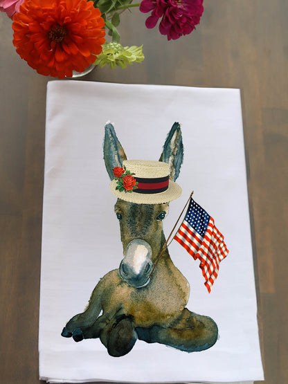 Patriotic Donkey Kitchen Towel
