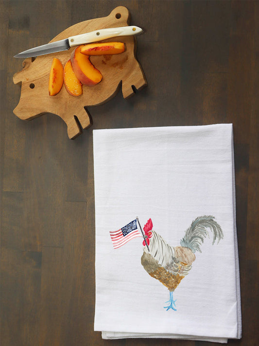 Patriotic Rooster Kitchen Towel
