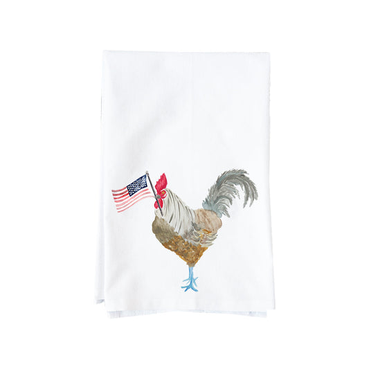Patriotic Rooster Kitchen Towel