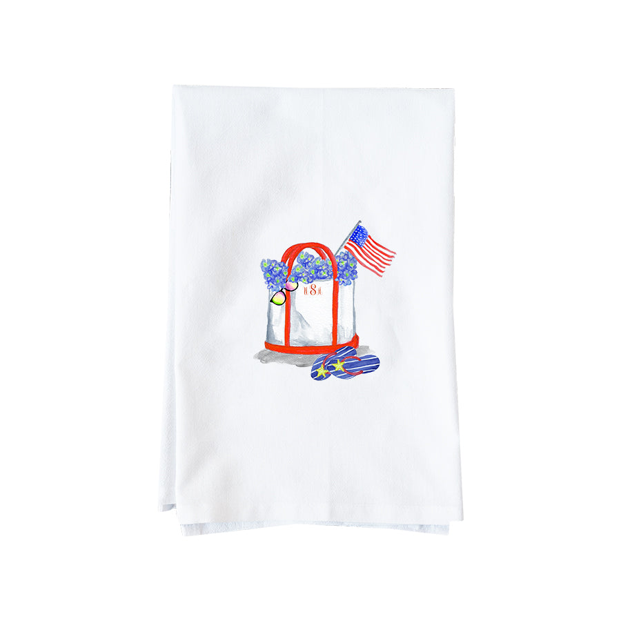 Patriotic Tote Kitchen Towel