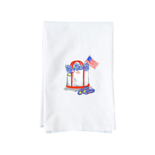 Patriotic Tote Kitchen Towel