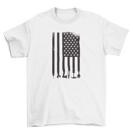 Tools USA Flag T-shirt