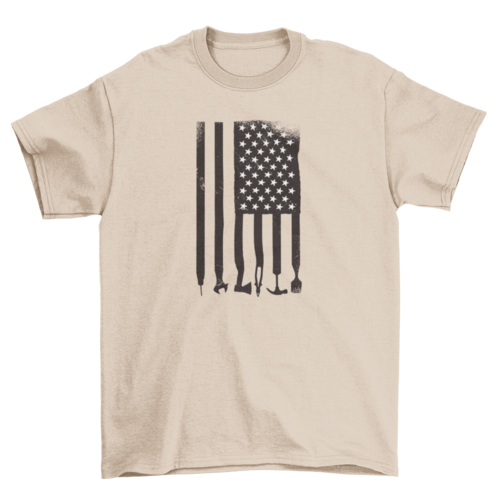 Tools USA Flag T-shirt