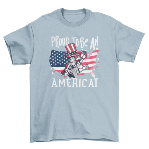 American cat quote t-shirt