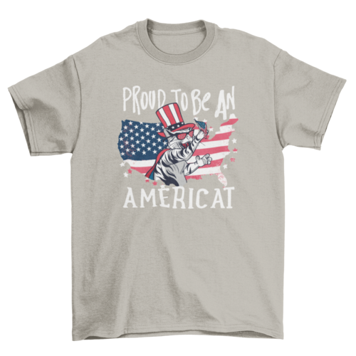 American cat quote t-shirt