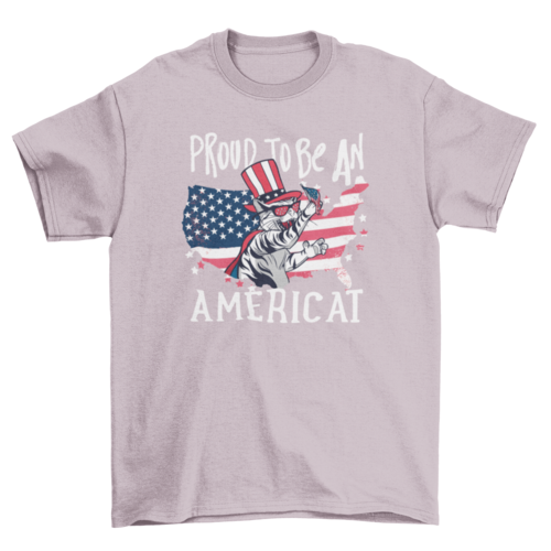 American cat quote t-shirt