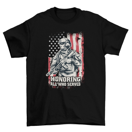 Veterans day usa soldier t-shirt