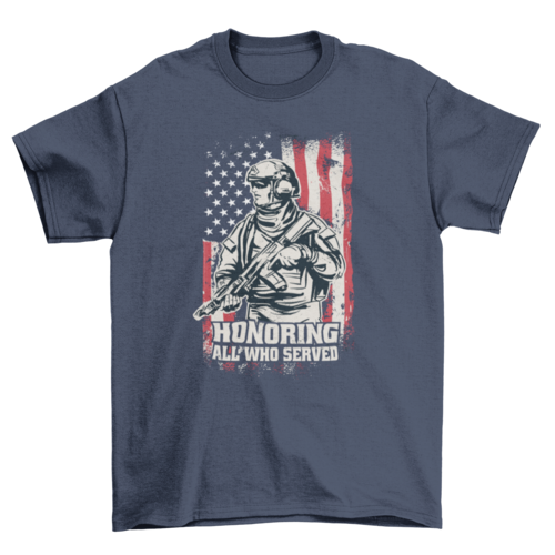 Veterans day usa soldier t-shirt
