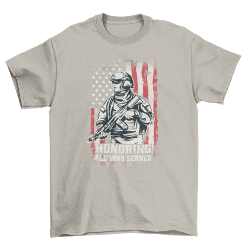 Veterans day usa soldier t-shirt