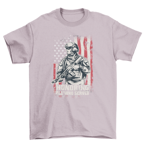 Veterans day usa soldier t-shirt