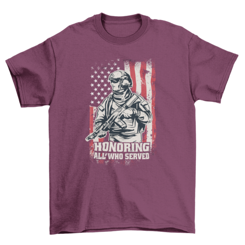 Veterans day usa soldier t-shirt