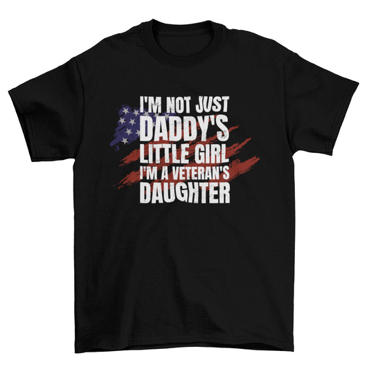 Veteran's daughter t-shirt