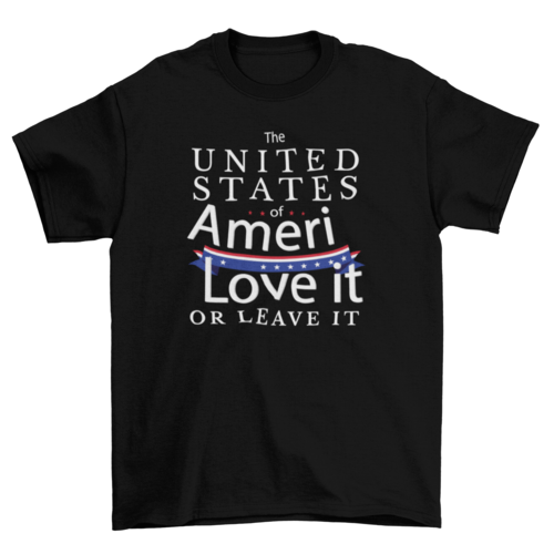 USA love t-shirt