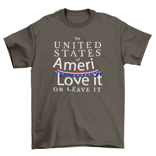 USA love t-shirt