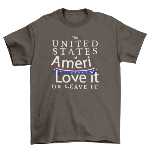 USA love t-shirt