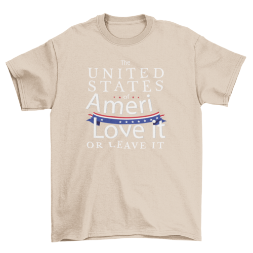 USA love t-shirt