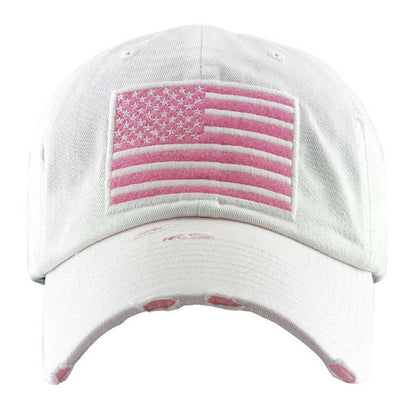 American USA Flag Vintage Baseball Cap — Madeline Love
