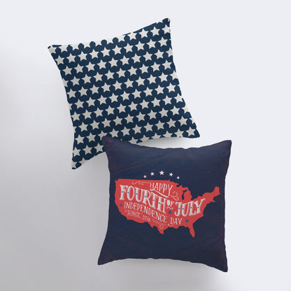 Fourth of July | Pillow Cover | Memorial Gift | Thank You Gift | Home
