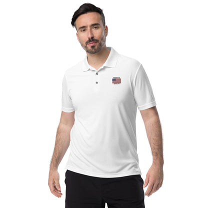 Men's American Flag Polo Shirt - Walton & Johnson | Shop250America