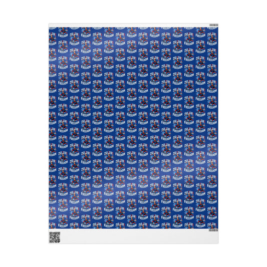 America 250th Anniversary Freedom Custom Wrapping Paper Roll