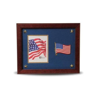 American Flag Medallion 5 by 7 Picture Frame with Stars