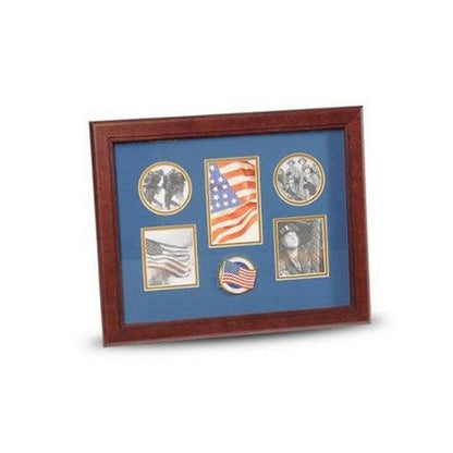 American Flag Medallion 5 by 7 Picture Frame with Stars