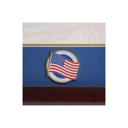 American Flag Medallion Landscape Picture Frame 4 by 6