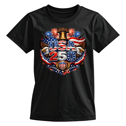 America’s 250th Anniversary – Built on Freedom Since 1776 T-Shirt