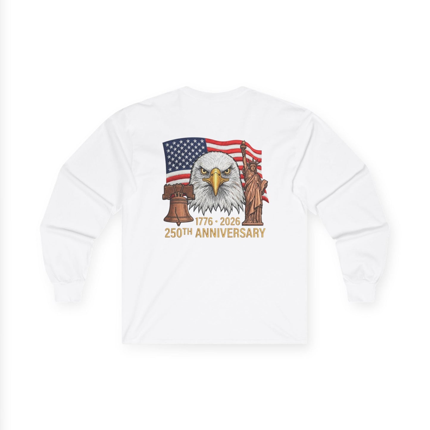 America’s 250th Anniversary Heritage Long-Sleeve T-Shirt – 1776–2026 Edition
