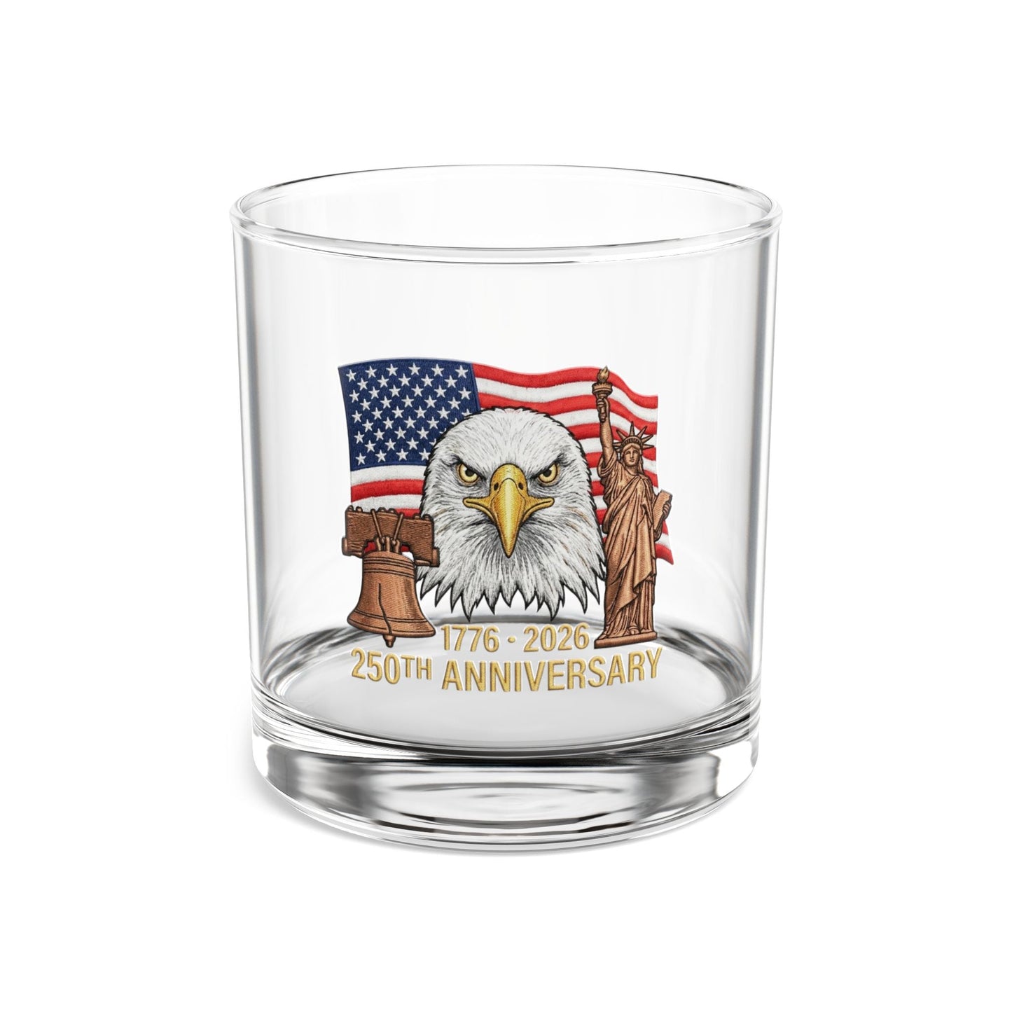 America’s 250th Anniversary Heritage Rocks Glass – 1776–2026 Edition